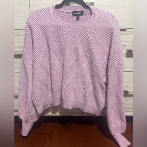 Baby pink sweater by express size large